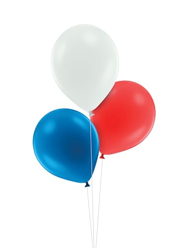 Ballon 30 cm Bleu Blanc Rouge - Lot de 12 PtitClown von p'tit clown