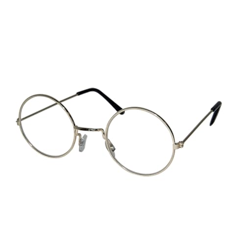 Lunettes de Père-Noël en métal rondes dorées Adulte PtitClown von p'tit clown