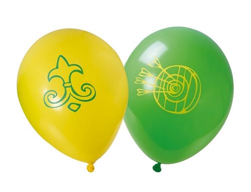 P' Clown Robin Hood Deko-Zubehör – offizielles Lizenzprodukt – für Dekoration für Kindergeburtstag, Karneval, Kostümpartys (Luftballons – Ø 30 cm – 6 Stück) von p'tit clown