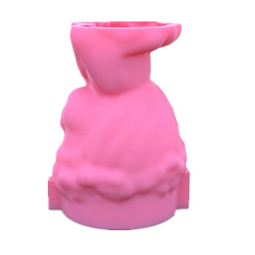 pQirnvIL 3D-Form für Süße Mädchen, Blumentopf, DIY, Handgefertigt, Gips, Kerze, Kristall, Epoxidharz, Form für Dekorationen von pQirnvIL
