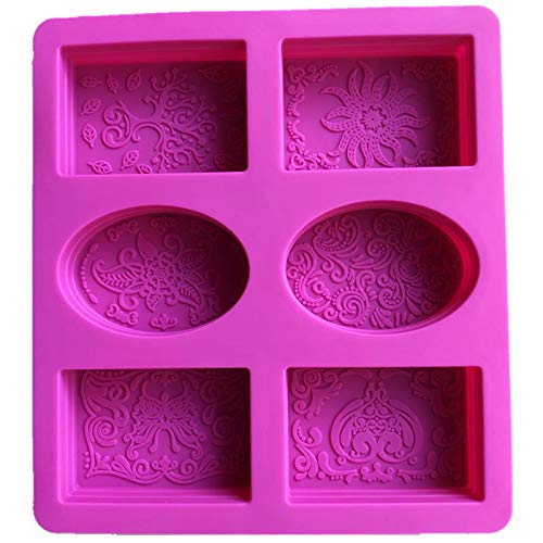 pQirnvIL Silikon Seifen Form für die Seifen Herstellung 3D 6 Formen Oval Rechteck Seifen Form Handgemachtes Blumen Bad KüChe Seifen Form pQirnvIL Silikon Seifen Form für die Seifen Herstellung 3D 6 Formen Oval Rechteck Seifen Form Handgemachtes Blumen Bad KüChe Seifen Form von pQirnvIL