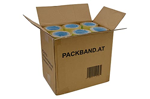 36 Rollen Paket Klebeband je 66m leise abrollend transparent von packband.at