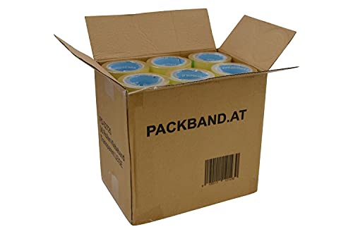 36 Rollen Paket Klebeband je 66m leise abrollend transparent 36 Rollen Paket Klebeband je 66m leise abrollend transparent von packband.at