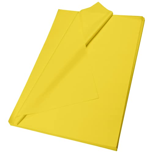 packer PRO Packung mit 500 Blatt Seidenpapier zum Verpacken von Kleidung, Geschenken im Ecommerce, Gelb, 75 x 50 cm packer PRO Packung mit 500 Blatt Seidenpapier zum Verpacken von Kleidung, Geschenken im Ecommerce, Gelb, 75 x 50 cm von packer PRO