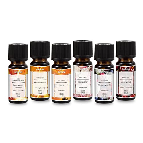 pajoma Duftöl Set 6x10ml Frühlingsset für Duftlampe Diffuser von pajoma