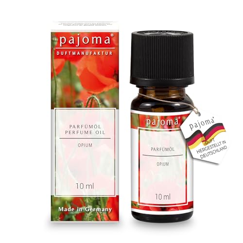 pajoma® Duftöl 10 ml, Opium | feinstes Parfümöl für Aromatherapie, Duftlampe, Aroma Diffuser, Massage, Naturkosmetik | Premium Qualität pajoma® Duftöl 10 ml, Opium | feinstes Parfümöl für Aromatherapie, Duftlampe, Aroma Diffuser, Massage, Naturkosmetik | Premium Qualität von pajoma