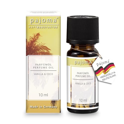 pajoma® Duftöl 10 ml, Vanilla & Coco | feinste Parfümöle für Aromatherapie, Duftlampe, Aroma Diffuser, Massage, Naturkosmetik | Premium Qualität pajoma® Duftöl 10 ml, Vanilla & Coco | feinste Parfümöle für Aromatherapie, Duftlampe, Aroma Diffuser, Massage, Naturkosmetik | Premium Qualität von pajoma