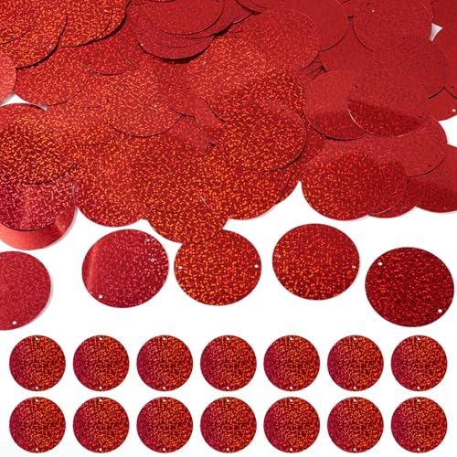 Pandahall 150 Stück 52 mm große PVC-Pailletten, lose Pailletten, Glitter, flach, rund, Pailletten, Perlen zum Sticken, Nähen, Basteln, Schmuckherstellung, Dunkelrot Pandahall 150 Stück 52 mm große PVC-Pailletten, lose Pailletten, Glitter, flach, rund, Pailletten, Perlen zum Sticken, Nähen, Basteln, Schmuckherstellung, Dunkelrot von pandahall