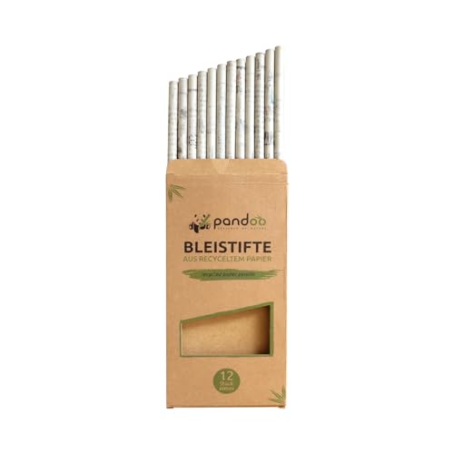 pandoo 12 HB Bleistifte aus Recyceltem Zeitungspapier | Umweltfreundliche Bleistifte | Bleistift-Set zum Zeichnen, Skizzieren, Schule, Kinder | Eco Pencil | Nachhaltige Schulsachen pandoo 12 HB Bleistifte aus Recyceltem Zeitungspapier | Umweltfreundliche Bleistifte | Bleistift-Set zum Zeichnen, Skizzieren, Schule, Kinder | Eco Pencil | Nachhaltige Schulsachen von pandoo