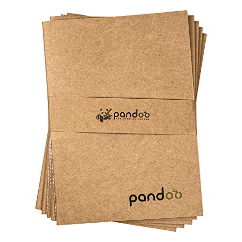 pandoo Notizheft A4 blanko 5er Set aus Bambus-Fasern | Skizzenbuch, Bullet Journal, Tagebuch, Notizbuch A4, Block A4, DIN A4 Heft Blanko | 40 Blatt pandoo Notizheft A4 blanko 5er Set aus Bambus-Fasern | Skizzenbuch, Bullet Journal, Tagebuch, Notizbuch A4, Block A4, DIN A4 Heft Blanko | 40 Blatt von pandoo