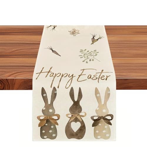 Tischdecke Ostern, panemy 33 x 182cm Ostern Tischläufer, Hasen Karotten Ostern Tischläufer, Saisonnal Frühling Waschbar Küche Esstisch Dekoration, Drinnen Urlaub Party Dekor Tischdecke Ostern, panemy 33 x 182cm Ostern Tischläufer, Hasen Karotten Ostern Tischläufer, Saisonnal Frühling Waschbar Küche Esstisch Dekoration, Drinnen Urlaub Party Dekor von panemy