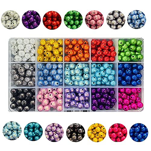 Großhandel 3D Illumination Miracle Beads 500+ PCS von 35pcs x 15 Farben Rund 8mm Fantastische Erscheinung unter Sonne und Licht von pangaeawalker