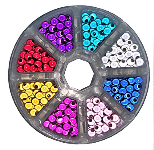 Großhandel ca. 400 Stück à 50 Stück x 8 Farben 3D Beleuchtung Wunder Perlen, rund, 6 mm von pangaeawalker