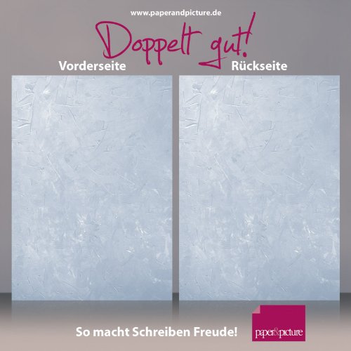 Motivpapier "Structure Blau", 20 Blatt A4, BEIDSEITIG BEDRUCKT, 110g/qm, hochwertiges Briefpapier für Laser/Ink/Copy/Hand Motivpapier "Structure Blau", 20 Blatt A4, BEIDSEITIG BEDRUCKT, 110g/qm, hochwertiges Briefpapier für Laser/Ink/Copy/Hand von paperandpicture.de