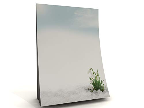 Notizblock A5 | hochwertiger Motivpapier Block | Schneeglöckchen | 50 Blatt, 90g/qm | Schreibnotizblock | Notizblock | Schreibblock A5 | Paperandpicture Notizblock A5 | hochwertiger Motivpapier Block | Schneeglöckchen | 50 Blatt, 90g/qm | Schreibnotizblock | Notizblock | Schreibblock A5 | Paperandpicture von paperandpicture.de