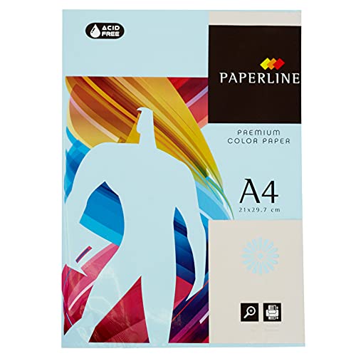 Papier DIN A4 80 g blau 500 Blatt Blister C/5 Soft MPC von paperline