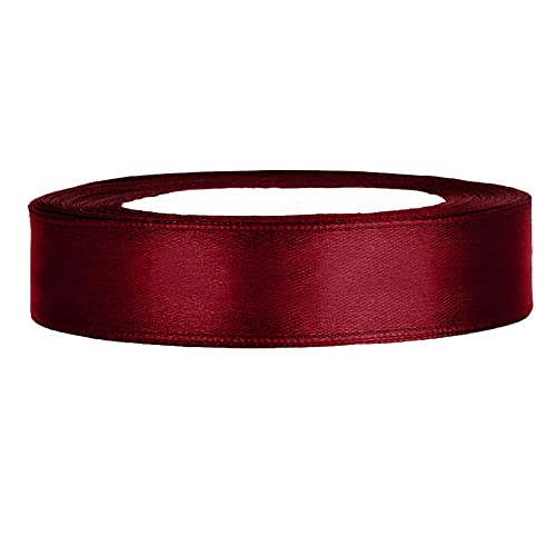 25m Satinband Satin Geschenkband bordeaux 12mm breit 25m Satinband Satin Geschenkband bordeaux 12mm breit von PartyDeco