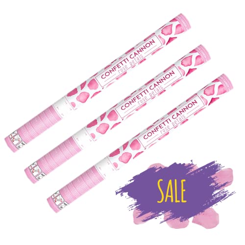 partydeco 3 Rosenblätter Konfetti Kanonen, rosa partydeco 3 Rosenblätter Konfetti Kanonen, rosa von PartyDeco