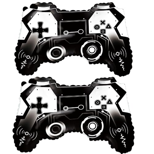 Folienballon für Videospiel-Controller, in Gamepad-Form, Mylar-Ballons für Gamer, Geburtstagsparty, Gaming-Themen-Dekorationen, Jungen-Partyzubehör, Partyzubehör, Partyzubehör, Partyzubehör von partyshinydiao