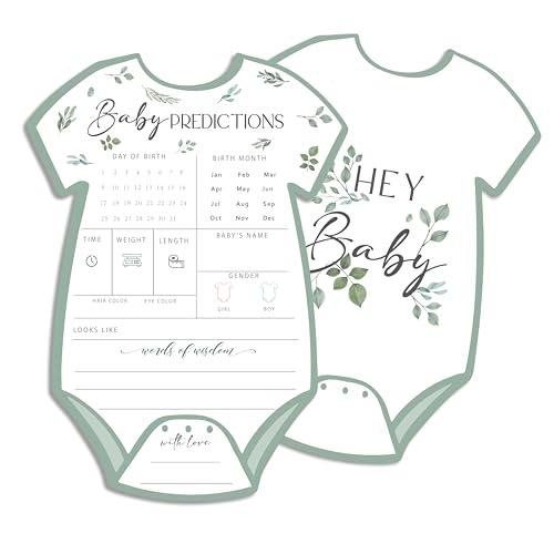 patcate Beratung für frischgebackene Eltern Babyparty, Baby Vorhersagen & Ratschläge Karten für Babyparty Spiele Aktivitäten, Wünsche für Baby, 25 doppelseitige dicke Karten - Babykleidung Form A10 patcate Beratung für frischgebackene Eltern Babyparty, Baby Vorhersagen & Ratschläge Karten für Babyparty Spiele Aktivitäten, Wünsche für Baby, 25 doppelseitige dicke Karten - Babykleidung Form A10 von patcate
