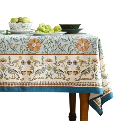 patdrea Französische Designer-Tischdecke, rechteckig, italienisches Blumenmuster, provenzalisches Landhaus, Frühling, Sommer, Leinen-Tischdecke, knitterfrei, Tischdecke für Küche, Esszimmer, Party, patdrea Französische Designer-Tischdecke, rechteckig, italienisches Blumenmuster, provenzalisches Landhaus, Frühling, Sommer, Leinen-Tischdecke, knitterfrei, Tischdecke für Küche, Esszimmer, Party, von patdrea