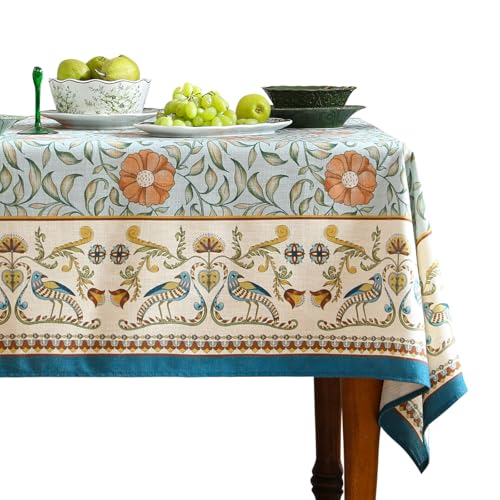 patdrea Rechteckige Designer-Tischdecke mit italienischem Blumenmuster, provenzalisches Land-, Frühlings- und Sommer-Design, faltenfreie Tischdecke für Küche, Esszimmer, Weihnachten, 160 x 238 cm patdrea Rechteckige Designer-Tischdecke mit italienischem Blumenmuster, provenzalisches Land-, Frühlings- und Sommer-Design, faltenfreie Tischdecke für Küche, Esszimmer, Weihnachten, 160 x 238 cm von patdrea