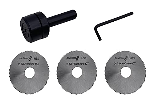 PAULIMOT HSS-Sägeblatt-Set inkl. Aufnahme, Schaft-Ø 12 mm PAULIMOT HSS-Sägeblatt-Set inkl. Aufnahme, Schaft-Ø 12 mm von paulimot