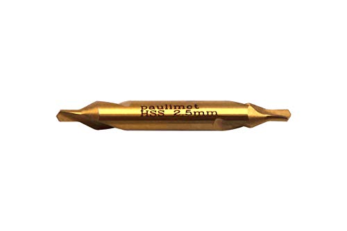PAULIMOT Zentrierbohrer 2,5 mm TiN-beschichtet PAULIMOT Zentrierbohrer 2,5 mm TiN-beschichtet von paulimot