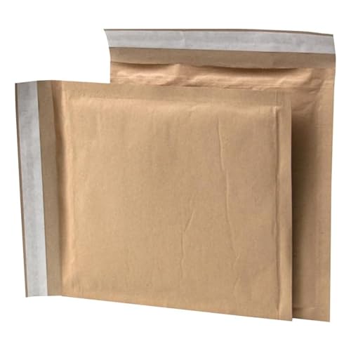 Paxit - Luftpolsterumschläge, 100 Stück Satz, Versandtaschen Luftpolster, Luftpolstertaschen, Luftpolsterumschlag, Gepolsterte Briefumschläge, Braun, E15-235x275 mm von paxit.pl