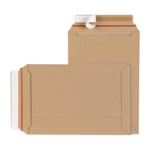 Paxit - Versandtaschen aus Karton, 30 Stück Satz, E-Commerce Umschläge, Versandtaschen Warensendung, Briefumschläge, Versandtasche - 370x260 mm von paxit.pl