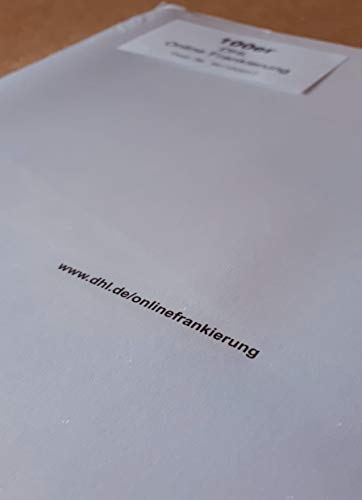 DHL Set von 100 Etiketten zur Online-Frankierung von Deutsche Post