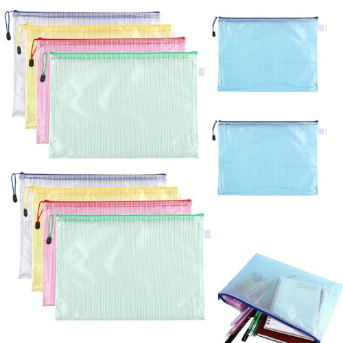 10 Pcs Dokumententasche A4,Dokumententasche A5,Dokumententasche Reißverschluss,Wasserdichte Dokumententasche Mit Reißverschluss,Geeignet Zur Dokumentenaufbewahrung Und Für Schulbürobedarf 10 Pcs Dokumententasche A4,Dokumententasche A5,Dokumententasche Reißverschluss,Wasserdichte Dokumententasche Mit Reißverschluss,Geeignet Zur Dokumentenaufbewahrung Und Für Schulbürobedarf von pcsfoe