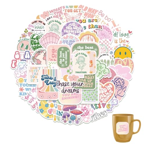 100 Stück Dänische Pastell Aufkleber,Boho Sticker Aufkleber, Buch Lesen Vintage-Aufkleber,Aesthetic Stickers,Wasserfeste Vinyl-Aufkleber für Wasserflaschen, Scrapbooking, Tagebuch, Laptop 100 Stück Dänische Pastell Aufkleber,Boho Sticker Aufkleber, Buch Lesen Vintage-Aufkleber,Aesthetic Stickers,Wasserfeste Vinyl-Aufkleber für Wasserflaschen, Scrapbooking, Tagebuch, Laptop von pcsfoe