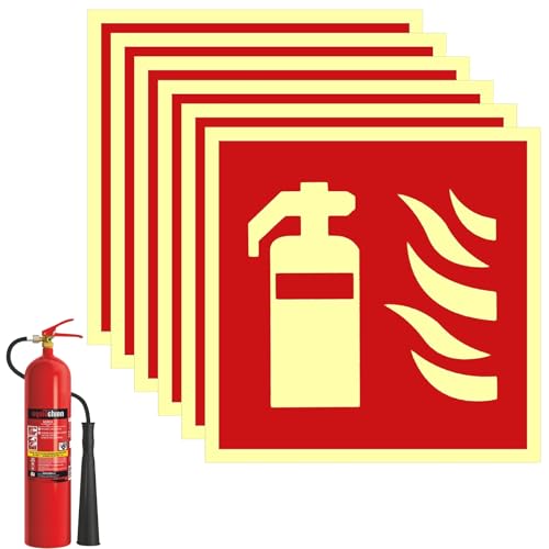 6 Stück Feuerlöscher Schild,Schild Feuerlöscher 15 X 15 cm,Piktogramm Feuerlöscher,Hinweisschilder Feuerlöscher,Nachleuchtend Selbstklebende Brandschutzschild,Für Haus Büro Baustelle Und Auto 6 Stück Feuerlöscher Schild,Schild Feuerlöscher 15 X 15 cm,Piktogramm Feuerlöscher,Hinweisschilder Feuerlöscher,Nachleuchtend Selbstklebende Brandschutzschild,Für Haus Büro Baustelle Und Auto von pcsfoe