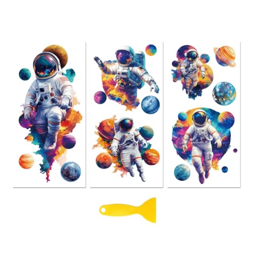 Peacoblue 3 Stück Rub-On-Aufkleber für Möbeldesign & Handwerk 6×12 Zoll Astronaut und Universum Wasserdichter UV-DTF-Transfer für Schubladen, Kommoden, Glas, Porzellan, Holz & Kunststoff Peacoblue 3 Stück Rub-On-Aufkleber für Möbeldesign & Handwerk 6×12 Zoll Astronaut und Universum Wasserdichter UV-DTF-Transfer für Schubladen, Kommoden, Glas, Porzellan, Holz & Kunststoff von peacoblue