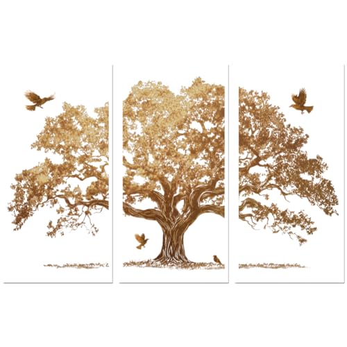 Peacoblue UV DTF Rub-On Transferfolie Möbel-Sticker Goldener Folienbaum Muster 15x30cm, 3 Stk. Wasserfeste Deko-Transferaufkleber für Möbel Gläser Porzellan Wäscheschränke Kommoden Holz Kunststoff Peacoblue UV DTF Rub-On Transferfolie Möbel-Sticker Goldener Folienbaum Muster 15x30cm, 3 Stk. Wasserfeste Deko-Transferaufkleber für Möbel Gläser Porzellan Wäscheschränke Kommoden Holz Kunststoff von peacoblue