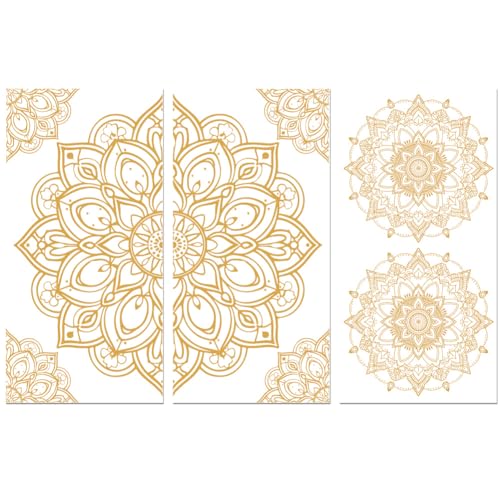 Peacoblue UV DTF Rub-On Transferfolie Möbel-Sticker Mandala-Muster Muster 15x30cm, 3 Stk. Wasserfeste Deko-Transferaufkleber für Möbel Glas Gläser Porzellan Wäscheschränke Kommoden Holz Kunststoff Peacoblue UV DTF Rub-On Transferfolie Möbel-Sticker Mandala-Muster Muster 15x30cm, 3 Stk. Wasserfeste Deko-Transferaufkleber für Möbel Glas Gläser Porzellan Wäscheschränke Kommoden Holz Kunststoff von peacoblue