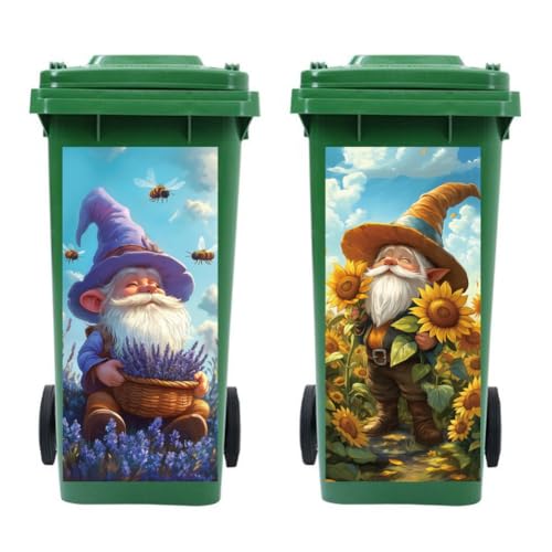peacoblue 2 Stück Mülltonnenaufkleber 38x82cm Dwarf Mülltonnen Aufkleber Wetterfest Groß Mülltonnen Sticker Draußen Für Auffahrt, Garten, Außen- und Innendekoration peacoblue 2 Stück Mülltonnenaufkleber 38x82cm Dwarf Mülltonnen Aufkleber Wetterfest Groß Mülltonnen Sticker Draußen Für Auffahrt, Garten, Außen- und Innendekoration von peacoblue