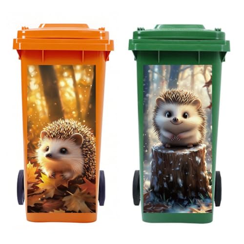 peacoblue 2 Stück Mülltonnenaufkleber 38x82cm Igel Mülltonnen Aufkleber Wetterfest Groß Mülltonnen Sticker Draußen Für Auffahrt, Garten, Außen- und Innendekoration peacoblue 2 Stück Mülltonnenaufkleber 38x82cm Igel Mülltonnen Aufkleber Wetterfest Groß Mülltonnen Sticker Draußen Für Auffahrt, Garten, Außen- und Innendekoration von peacoblue
