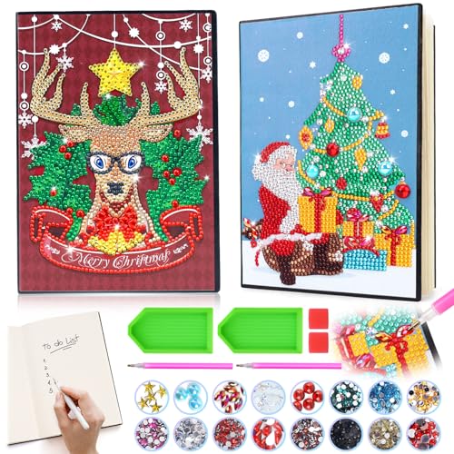 Bastelset Weihnachten Kinder ab 6 Jahre, Geschenke Mädchen 7 8 10 11 Jahre Diamond Painting Kinder Weihnachtsbasteln Notizbuch Spielzeug Geschenk Mädchen 5 6 9 12 Jahre Tagebuch Elch Weihnachtsmann Bastelset Weihnachten Kinder ab 6 Jahre, Geschenke Mädchen 7 8 10 11 Jahre Diamond Painting Kinder Weihnachtsbasteln Notizbuch Spielzeug Geschenk Mädchen 5 6 9 12 Jahre Tagebuch Elch Weihnachtsmann von pearoft