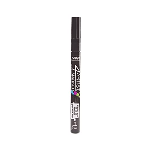 Pebeo 4 Künstler Marker, Metall, schwarz, 0,1 x 0,1 x 1,32 cm Pebeo 4 Künstler Marker, Metall, schwarz, 0,1 x 0,1 x 1,32 cm von Pebeo