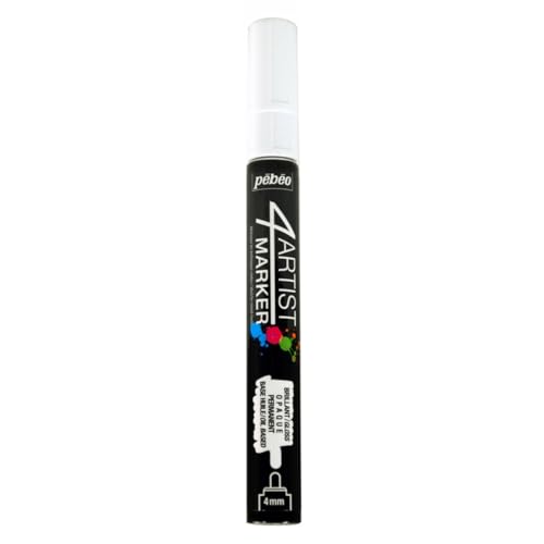 Pebeo "4artist Marker, Weiß, 4 mm Pebeo "4artist Marker, Weiß, 4 mm von Pebeo