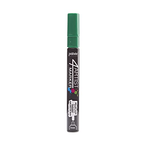 Pebeo "4artist" Marker, dunkelgrün, 4 mm Pebeo "4artist" Marker, dunkelgrün, 4 mm von Pebeo