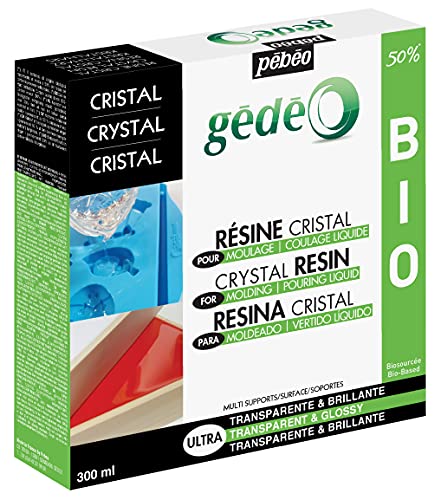 pebeo 766142 Epoxidharz Set Gédéo Biobasiert, Durchsichtig, 300 ml, 300 Milliliter von pebeo
