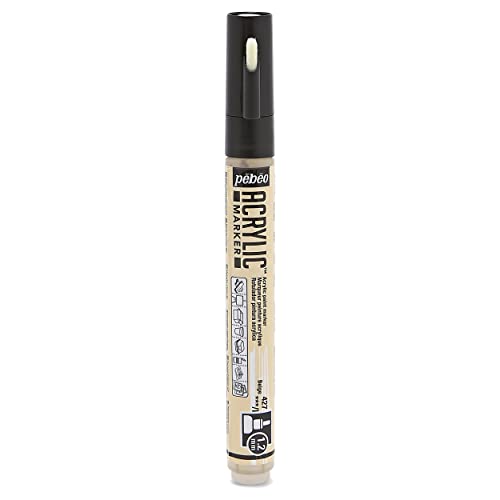 pebeo Deco Marker, beige, 1,2 mm von pebeo