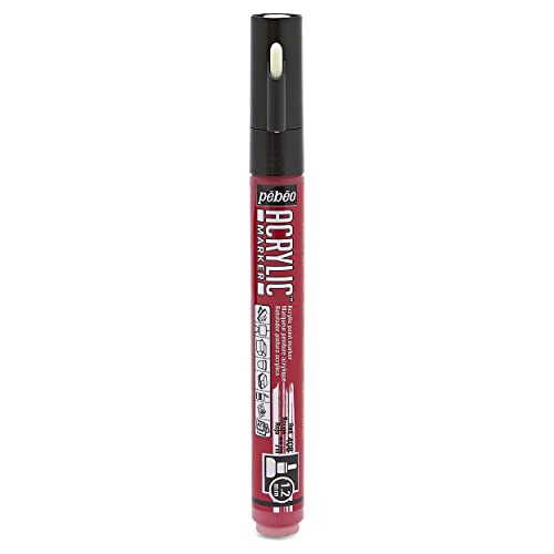 Pebeo Deco Marker, rot, 1,2 mm Pebeo Deco Marker, rot, 1,2 mm von Pebeo