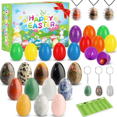 peiranup Ostergeschenke für Kinder, 12 Ostereier gefüllt mit Kristlle,Perfekte Partygeschenke, die Spaß und Bildung für Jungen und Mädchen peiranup Ostergeschenke für Kinder, 12 Ostereier gefüllt mit Kristlle,Perfekte Partygeschenke, die Spaß und Bildung für Jungen und Mädchen von peiranup