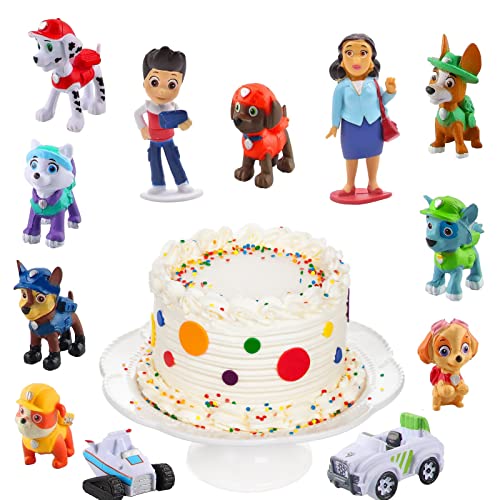 peiyee Dog Patrol Kuchen Dekoration Paw Dog Patrol Tortenfiguren Dog Patrol Kuchen Dekoration Supplies,Kinder Geburtstag Party Torte Deko Supplies,Cake Topper von peiyee