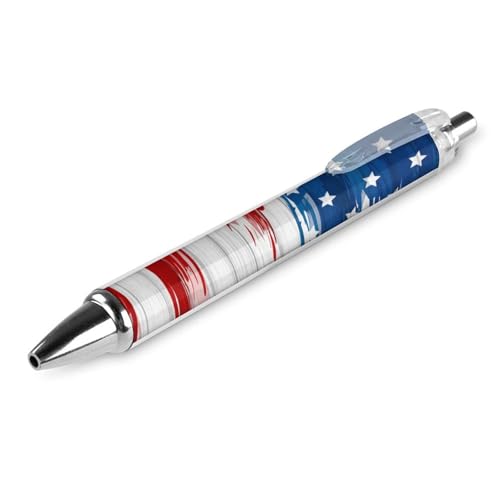 Niedlicher Büro-Kugelschreiber, Unisex, 0,5 mm feine Spitze, schwarze Tinte, glatter Schreibstift, amerikanische Flagge, Holzmuster Niedlicher Büro-Kugelschreiber, Unisex, 0,5 mm feine Spitze, schwarze Tinte, glatter Schreibstift, amerikanische Flagge, Holzmuster von peiyeety