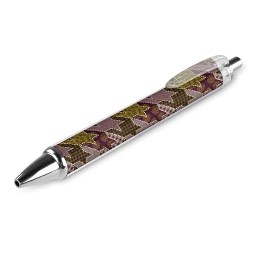 Niedlicher Büro-Kugelschreiber, Unisex, 0,5 mm feine Spitze, schwarze Tinte, glatter Schreibstift, grün, blau, gelb, Hahnentrittmuster im Patchwork-Stil Niedlicher Büro-Kugelschreiber, Unisex, 0,5 mm feine Spitze, schwarze Tinte, glatter Schreibstift, grün, blau, gelb, Hahnentrittmuster im Patchwork-Stil von peiyeety